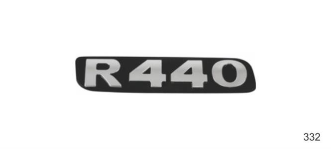 LETREIRO R440 Sc S5 MODERNO 332 