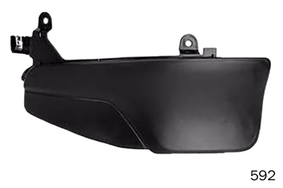 ACABAMENTO DEFLETOR COLUNA R 2014/2017 STREAMLINE Sc LD 592 