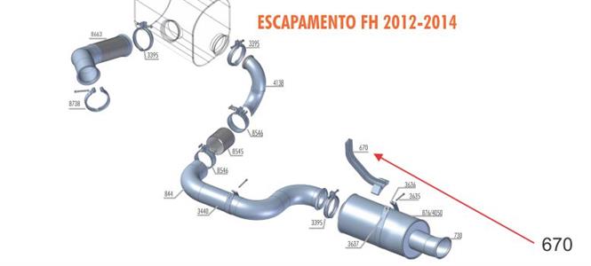 SUPORTE SILENCIOSO TRAS FH 670 