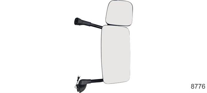 ESPELHO RETROVISOR Sc S5/P LD - C/ DESEMB C/ AUX - MANUAL 8776 