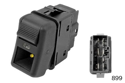 INTERRUPTOR TECLA FH/FM BLOQUEIO DIFERENCIAL 6X4 - 2 ESTAGIOS - DT 899 
