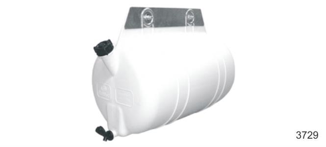 BARRICA DAGUA 30LT FIXACAO CENTRAL SUP - BRANCA 3729