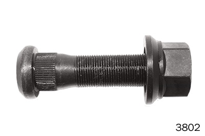 PARAFUSO RODA TRAS FH 2004 A 2014 - M22 X 105 - C/ PORCA 3802 
