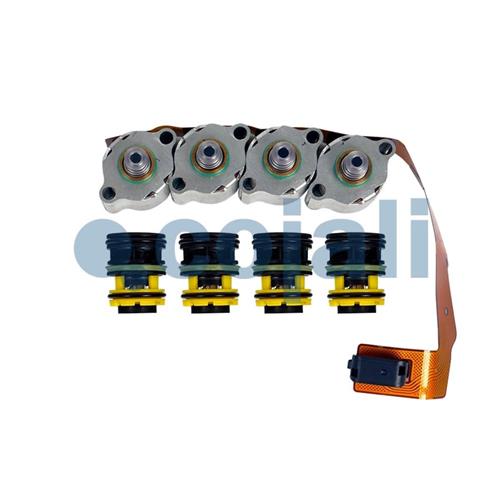 KIT REPARO TAMPA ATUADOR CAIXA VOLVO ISHIFT - C/ 4 ELETROVALVULAS 2090