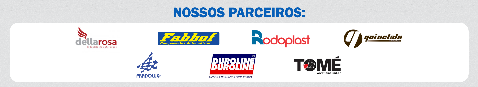 Nossos parceiros - rodapé